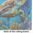 Loggerhead Sea Turtle Glass Cutting Board Large