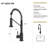 Home CUPC Certified 19" Single Handle Kitchen Faucet-116628581