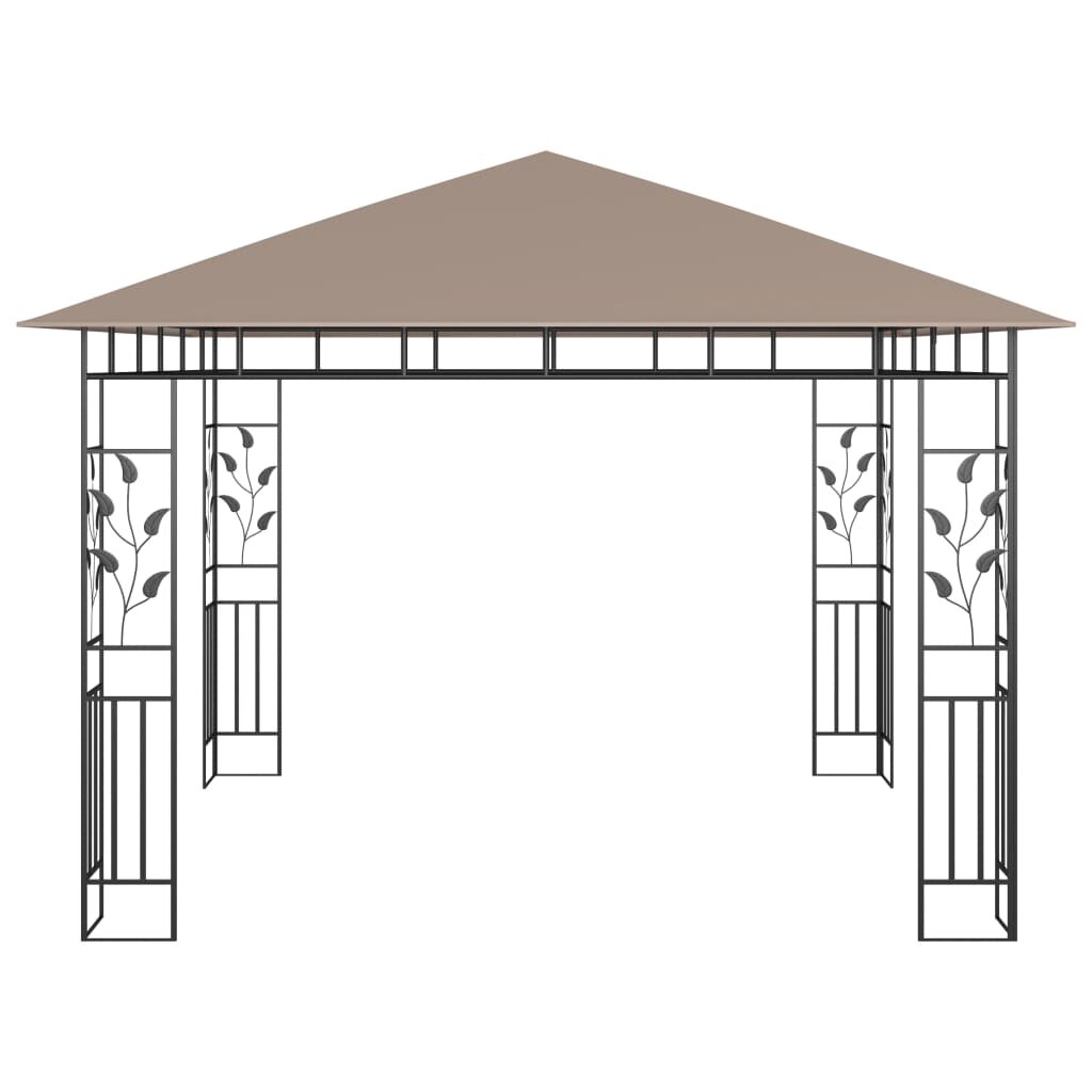 300 cm x 300 cm Terrassenpavillon Changir aus Stahl