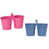 Bleu / rose vif