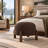 Mayfair Large Stackable Ottoman - Bark Brown-101745775