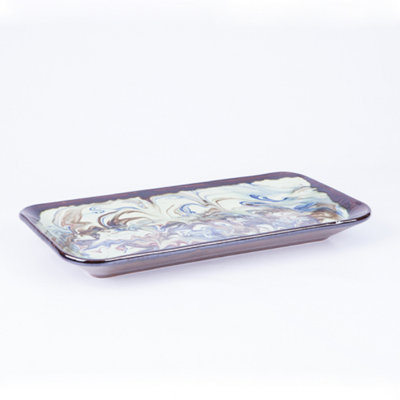 Abbe Ceramic Abstract Charger