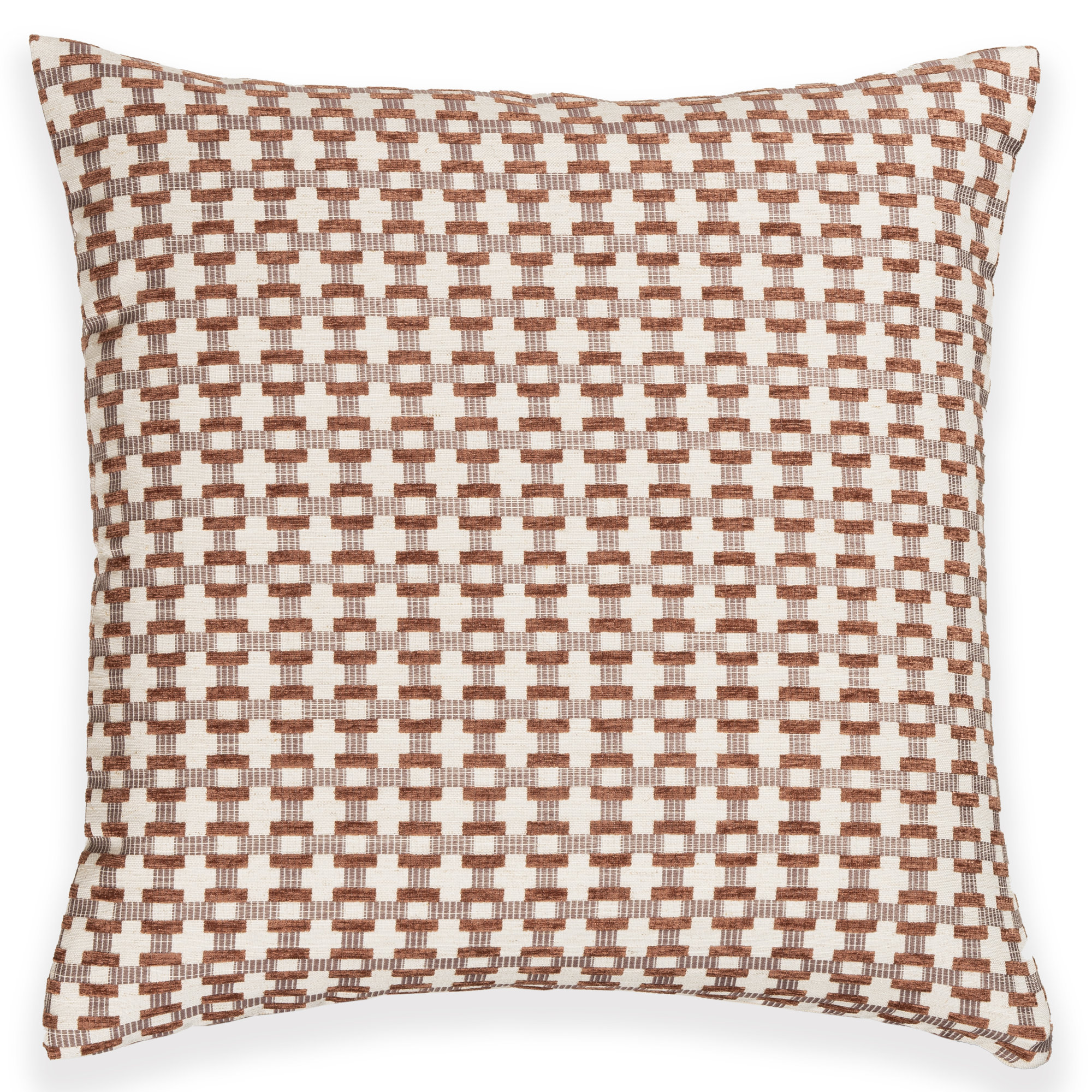 Birch Lane Stride Throw Pillow Throw, Square 17", Purple Geometric, Polyester