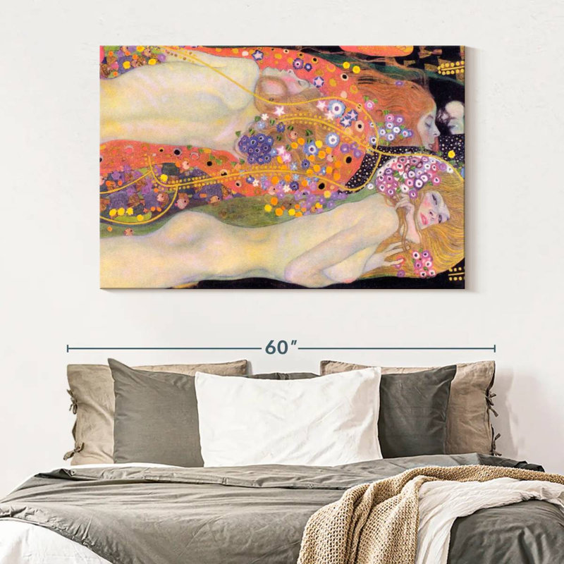 Leisha Water Serpents II 1907, 34" H x 51" W