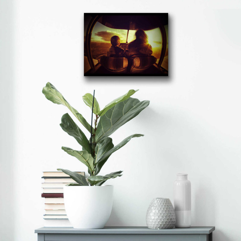 «Le Petit Prince» par Sebastien Lory, art mural en verre acrylique, H 12 po x l 16 po x P 0,13 po