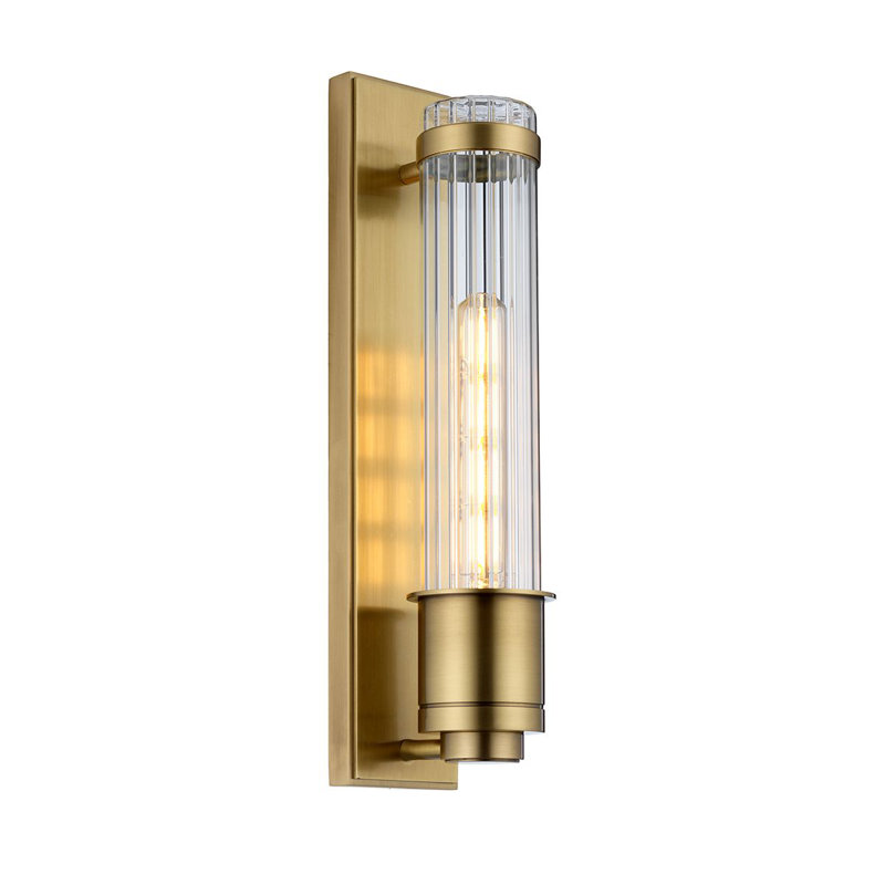 Wellington Bath Sconce, Aged Brass