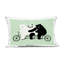 Coussin d'extérieur imprimé Elephant Silhouette & Nature, design par Andy Westface