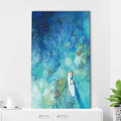 Paddle Board Exploring II by Danhui Nai - Painting