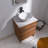  Aurrie  24" Freestanding Bathroom Vanity Set with Sintered Stone Top,Ceramic Basin-634261532-634261522