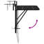 Balcony Table Metal Medium Collapsible Patio Table-1287427945