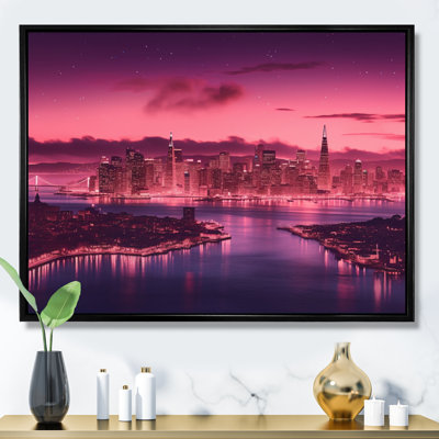 " San Francisco Skyline And Bay Bridge V "