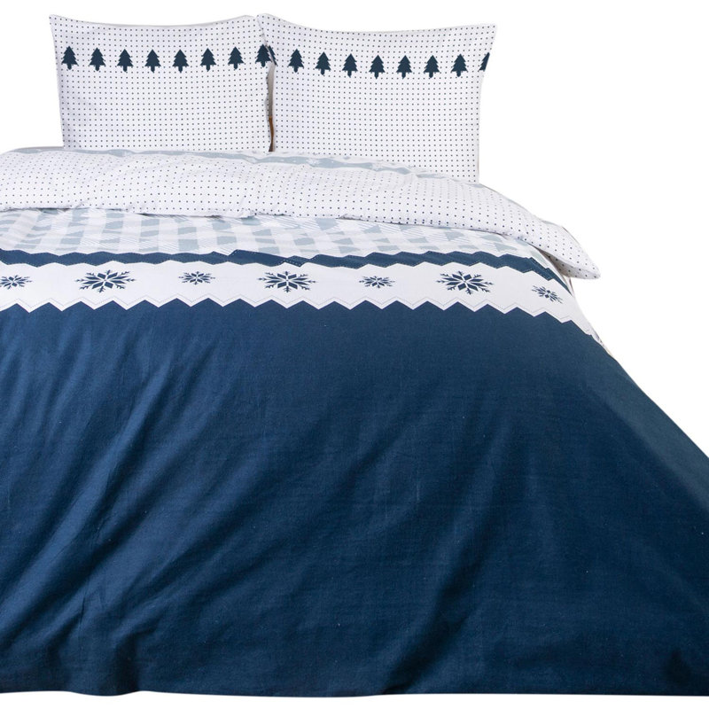 Cotton Duvet Cover Set with Pillow Shams Included