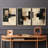 Abstract  Series  CXXI  -Set Of 3 Framed Giclee Prints -Ready to Hang-107251446-107251444