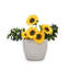 Ensemble de 3 pots de fleurs ronds en céramique, pot de fleurs moderne