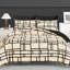 Microfiber Brick Duvet Cover Set-127547198-127547204