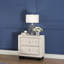 Ensemble de chambre à coucher grand 3 pièces Mithil Crème-2025684988-2059795798-2122070537
