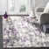 Jeter Abstract Gray/Purple Area Rug