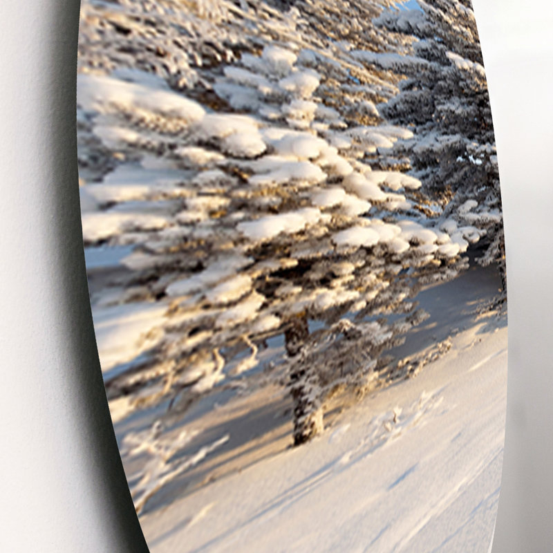 Ensemble de 3 décorations murales paysage d'hiver