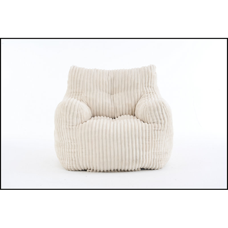 Fauteuil à billes Soft Velvetoy, Beige