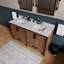 Meuble-lavabo double 60 po X P 22 po D