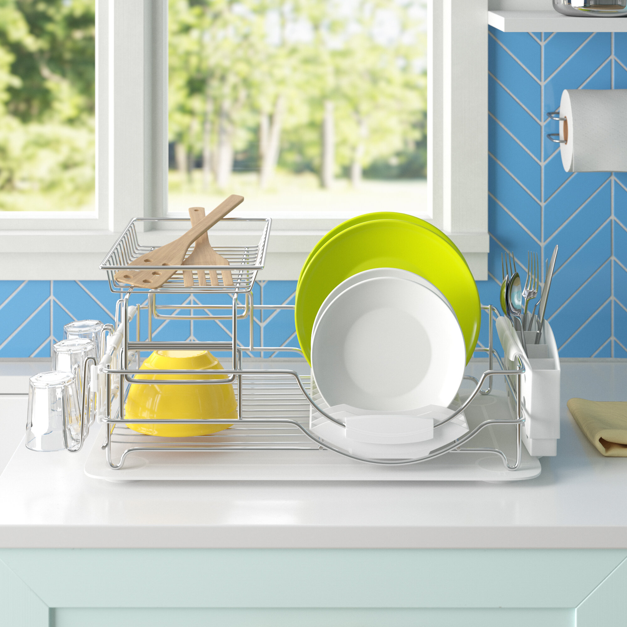 A Good Budget Product for Small Kitchens: The Tub Dish Rack from Umbra
