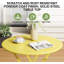 Ensemble bistro 3 pièces, ensemble de mobilier de patio pliant extérieur / intérieur, ensemble de table et chaises d'extérieur pliable peu encombrant