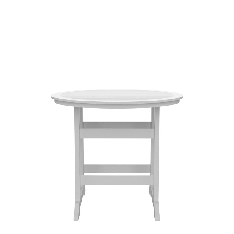 Table de bar en PEHD, table de salle à manger, ensemble de bar de patio, table à hauteur de comptoir pour l'extérieur
