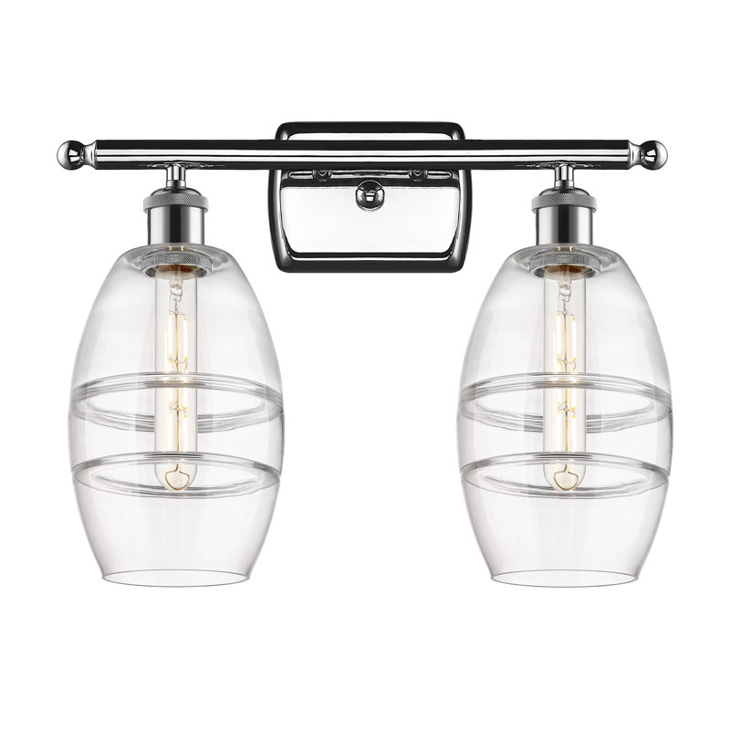 Bettylou 2 - Light Dimmable Vanity Light, Clear, Polished Chrome