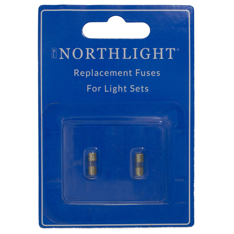 Ensemble de 2 fusibles de remplacement pour lumières de Noël C7 ou C9 - 3 ampères
