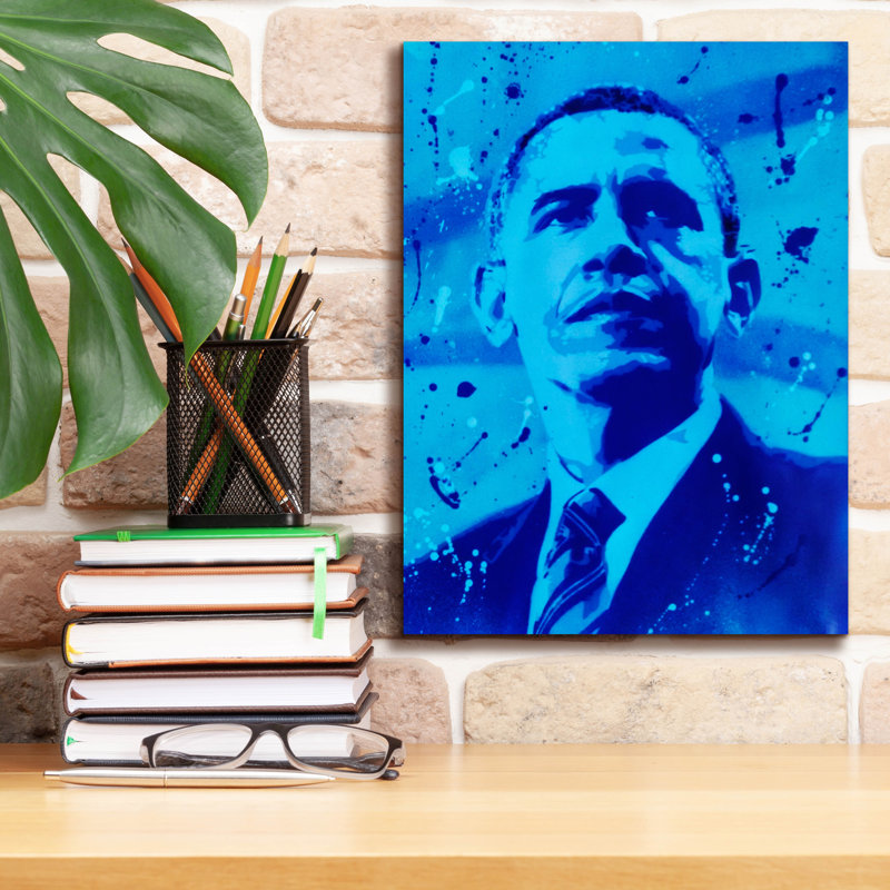 «President 1» par Abstract Graffiti, H 16 po x l 12 po x P 0,75 po