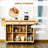 Kitchen Island On Wheels(No Include Stool)