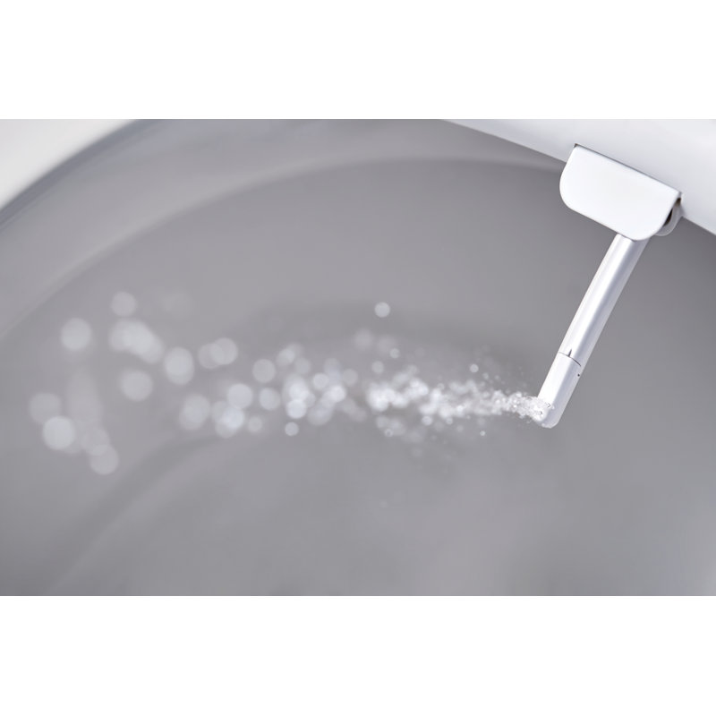 Siège de bidet non électronique 2-Series pour toilettes rondes en blanc
