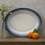 Swirl Ombre 13.75 in. Oval Platter