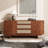 Chic Rattan-Wood Storage Sideboard 70.87'' Sideboard-99239049