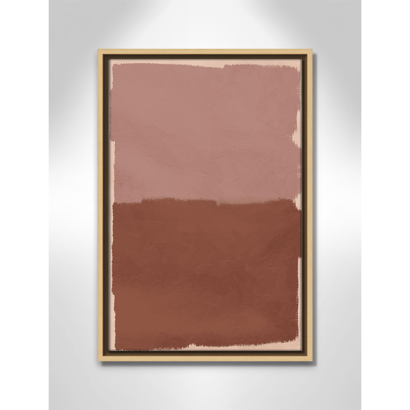 Hollow Delight Print by Marcus Prime, 13.5'' W x 19.5'' H, Natural Floater