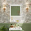 Armoire de rangement de salle de bain murale 20 "avec miroir, rangement mural avec porte, armoire à pharmacie murale à miroir-1205928463