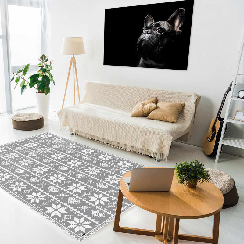 Colbey Geometric Kitchen Mat, 203 x 136 cm