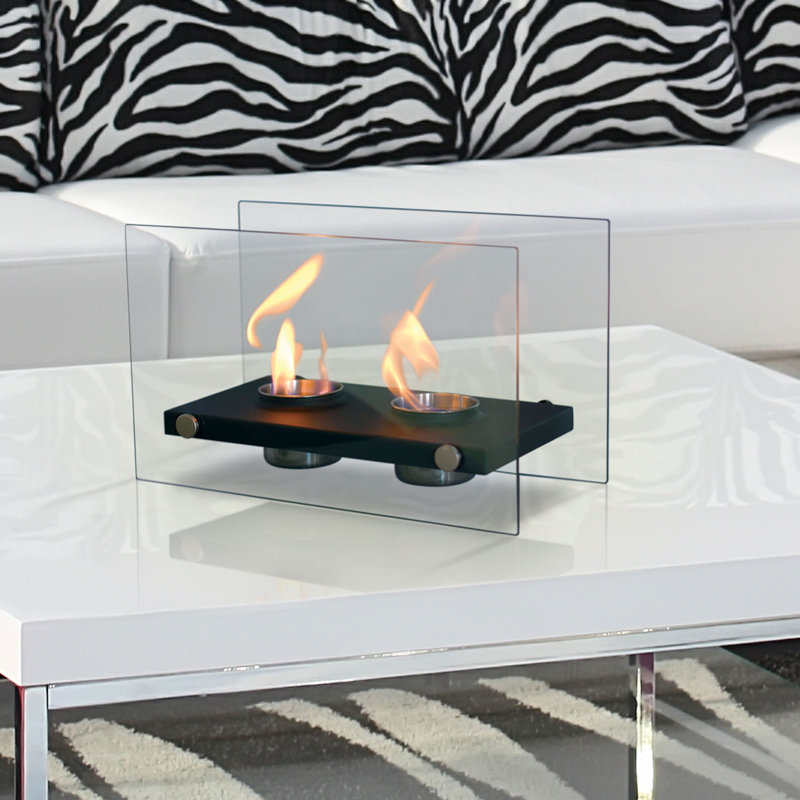 Metal Bio-Ethanol Outdoor Tabletop Fireplace