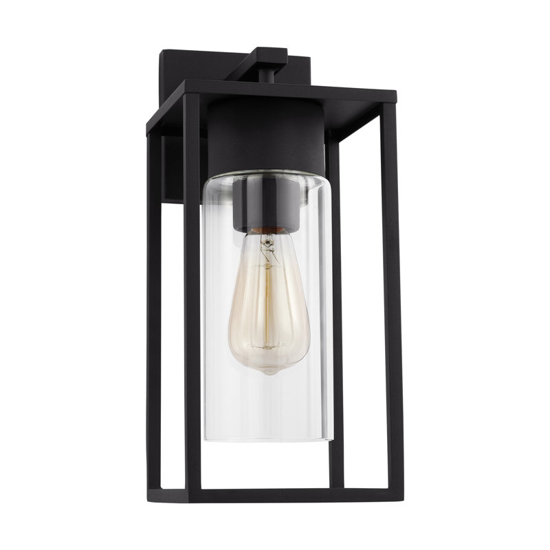 Kota Wall Light, Black, 14.63" H x 6.38" W x 6.38" D