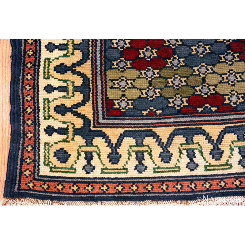 One-of-a-Kind Rectangle 3' x 4'8" Hand Knotted Area Rug