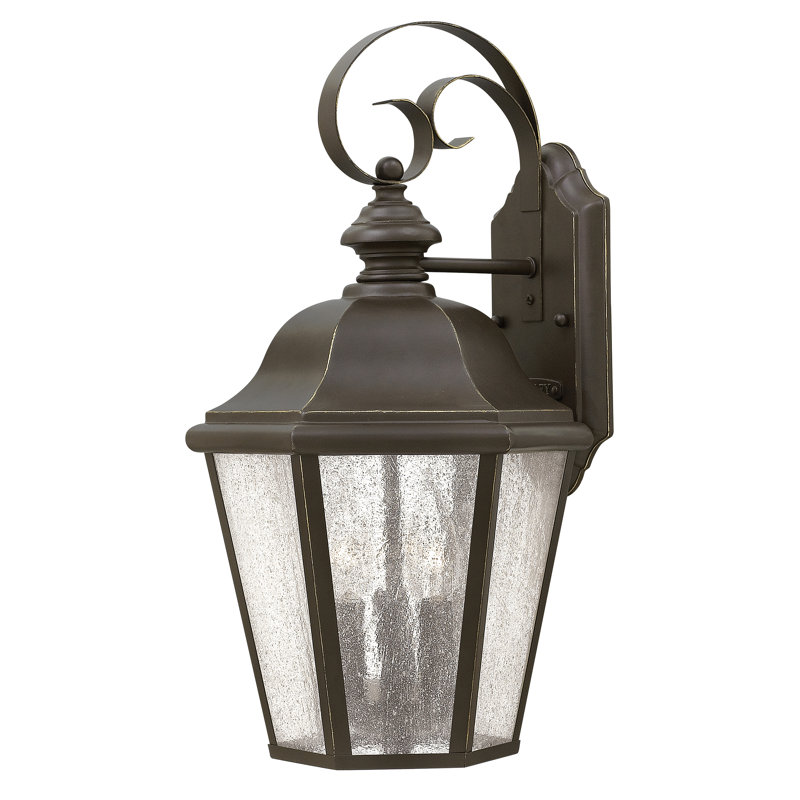 Lanterne murale d'extérieur à 3 ampoules Edgewater, Bronze huilé