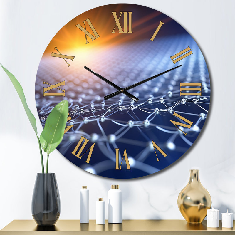 Horloge murale abstraite, Moyenne