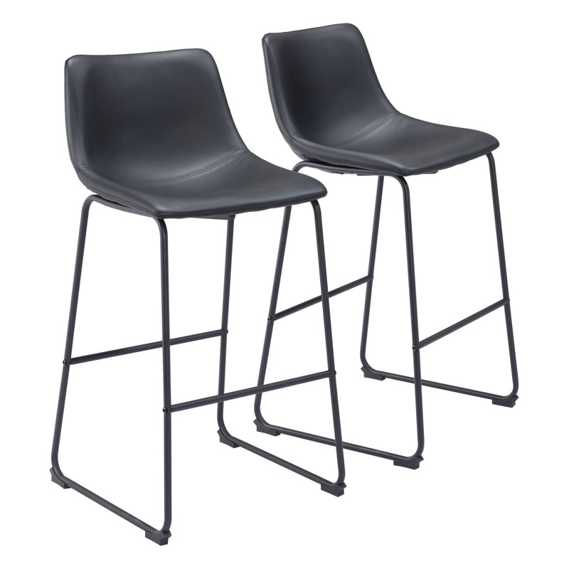 Smart Stool, Bar Stool (28.5" Seat Height), Black