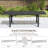 97.2"L Extendable Aluminum Outdoor Dining Table
