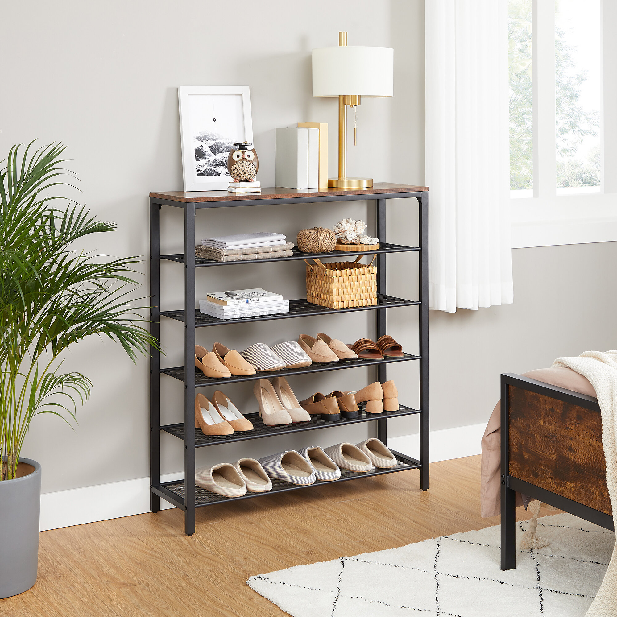 Borough Wharf 18 Pair Shoe Rack & Reviews | Wayfair.co.uk