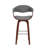 Keisha Swivel Fabric Mid-Century Stool-1274460726-1274460723