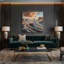 Art mural sur toile gris-463114615