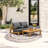 Ertil Ailes Loveseat & Table Set with Cushions