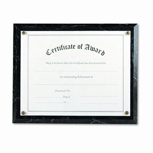 Award-A-Plaque Document Holder