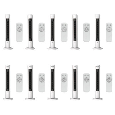Hurricane 40 Inch Triple Action Air Enhancing Tower Fan & Aromatherapy Diffuser